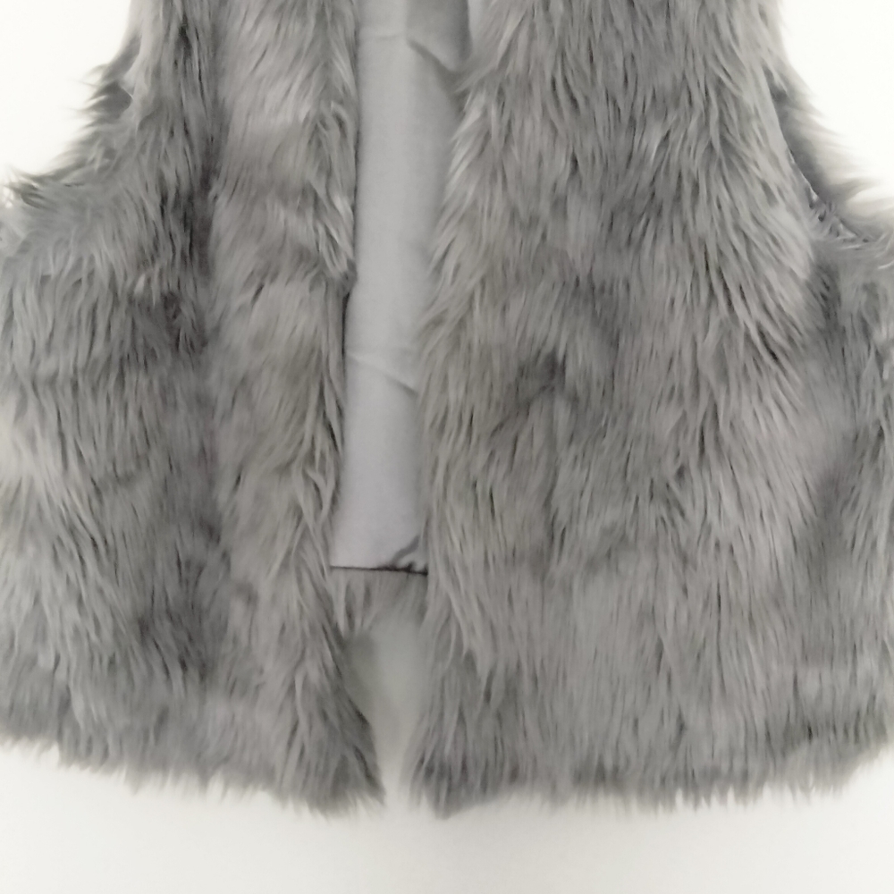 Foe Fur Gray Vest